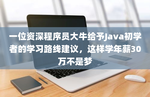 一位资深程序员大牛给予Java初学者的学习路线建议，这样学年薪30万不是梦