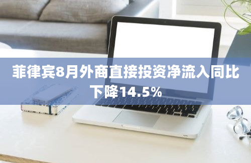 菲律宾8月外商直接投资净流入同比下降14.5%