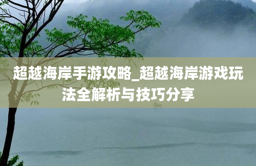 超越海岸手游攻略_超越海岸游戏玩法全解析与技巧分享