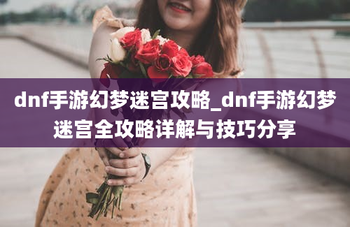 dnf手游幻梦迷宫攻略_dnf手游幻梦迷宫全攻略详解与技巧分享