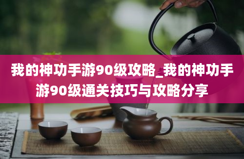 我的神功手游90级攻略_我的神功手游90级通关技巧与攻略分享