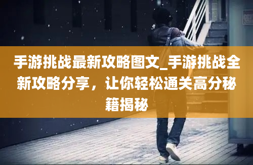 手游挑战最新攻略图文_手游挑战全新攻略分享，让你轻松通关高分秘籍揭秘