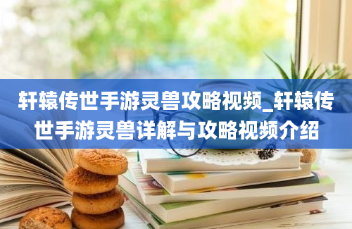 轩辕传世手游灵兽攻略视频_轩辕传世手游灵兽详解与攻略视频介绍