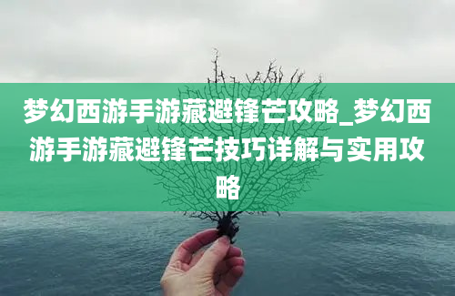 梦幻西游手游藏避锋芒攻略_梦幻西游手游藏避锋芒技巧详解与实用攻略