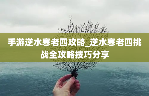 手游逆水寒老四攻略_逆水寒老四挑战全攻略技巧分享