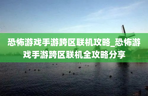 恐怖游戏手游跨区联机攻略_恐怖游戏手游跨区联机全攻略分享