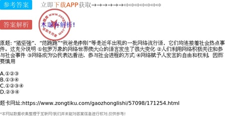 网络流行语考题_网络流行语考试