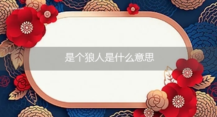 网络流行语狼人,狼人游戏专业用语