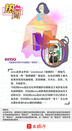 网络流行语emo是什么_网络词emo是什么意思